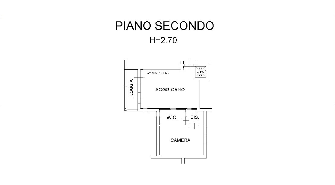 PLANIMETRIA PIANO SECONDO