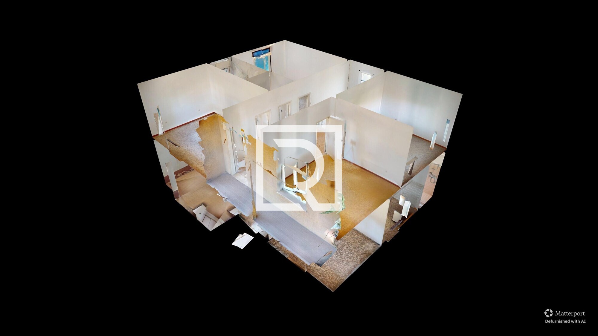 Villa-con-terreno--Dollhouse-View-Defurnished