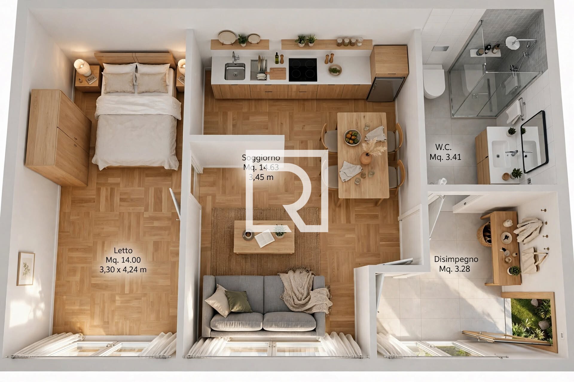 apartment_isometric_render