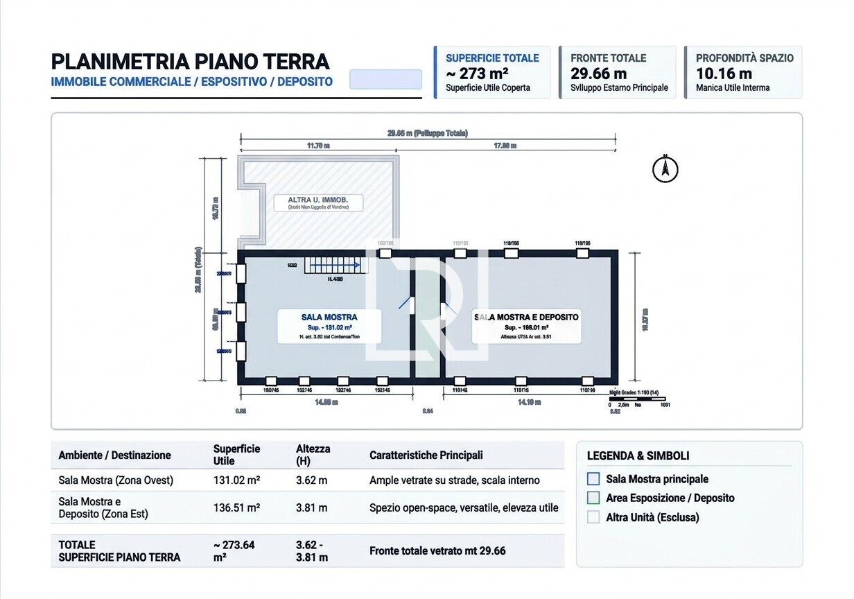 Planimetria Piano Primo Sottostrada_orizz