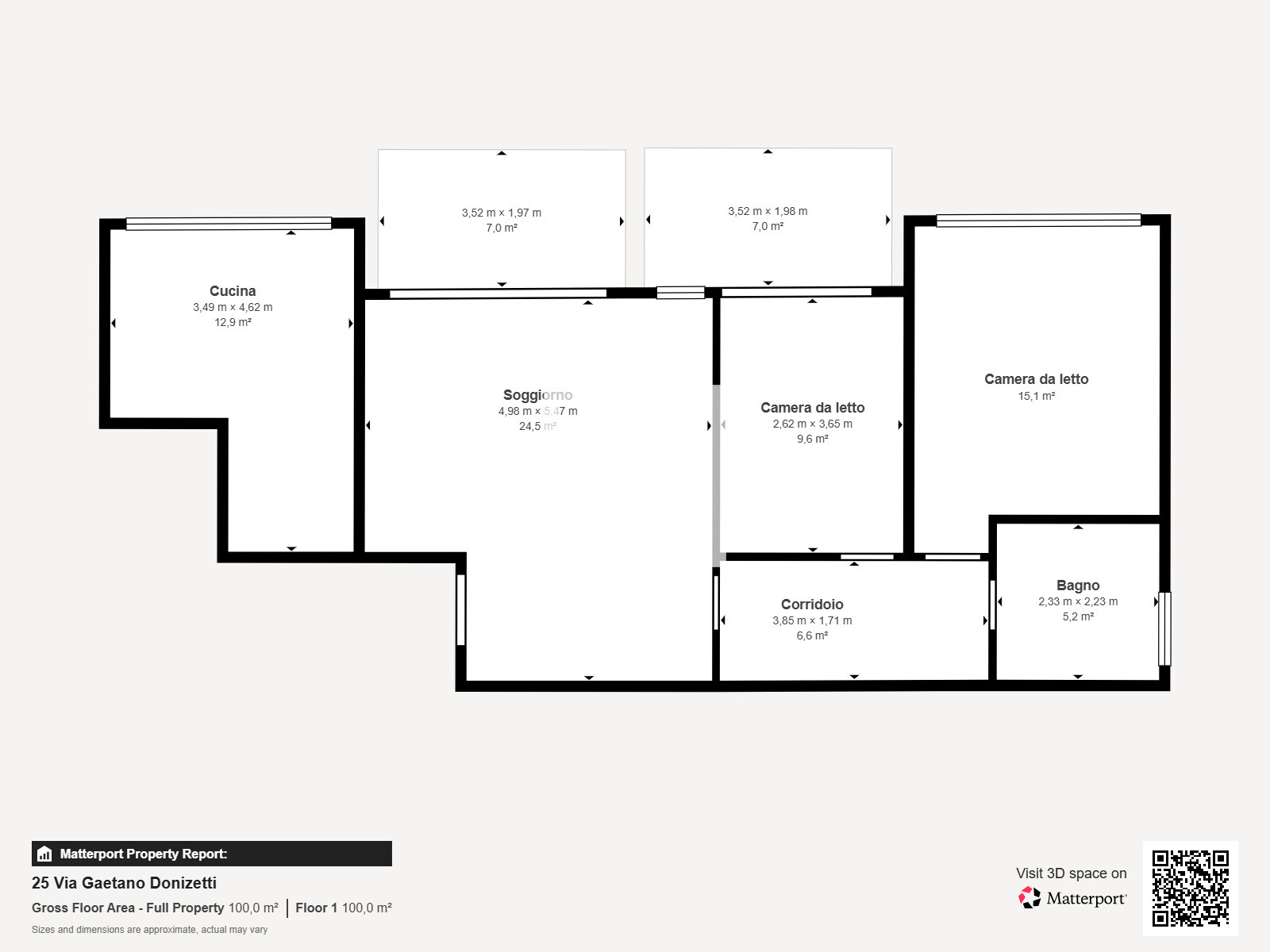 25 Via Gaetano Donizetti - Floor 1