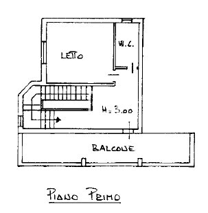 planimetria piano primo