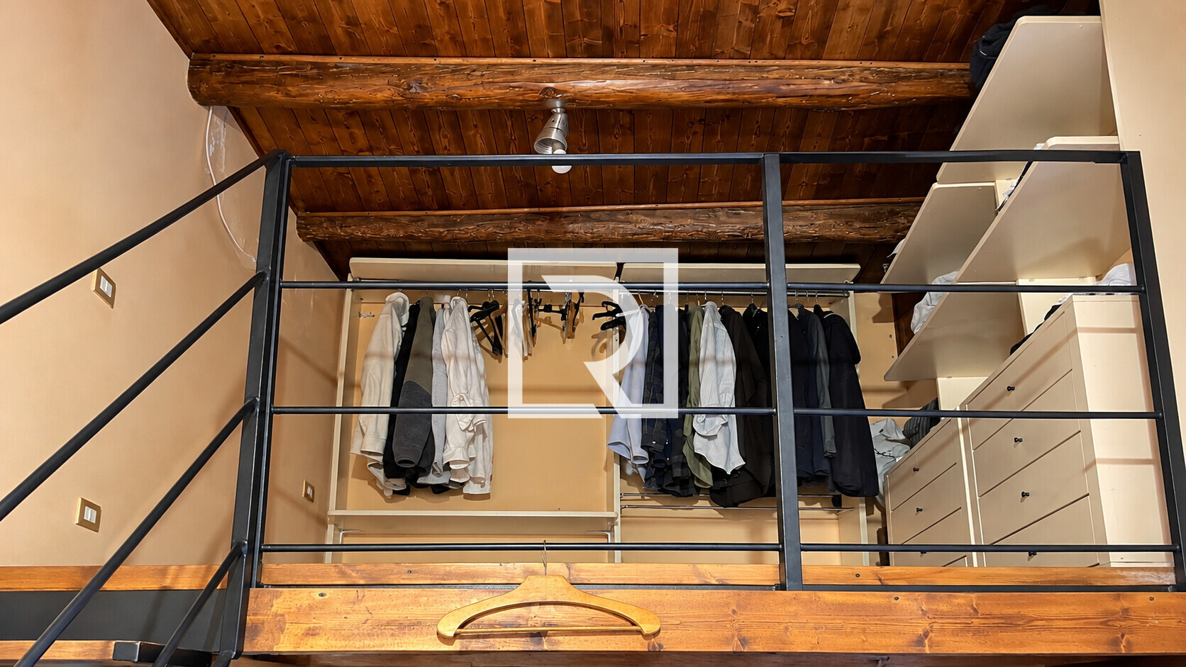 Rustic Loft Wardrobe Mezzanine