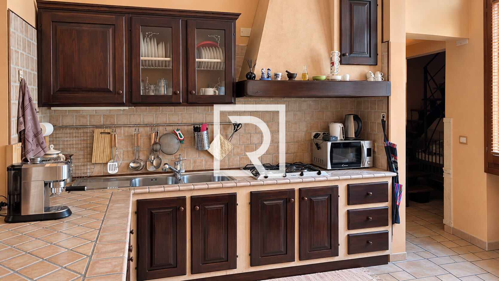 Warm Rustic Kitchen Interior
