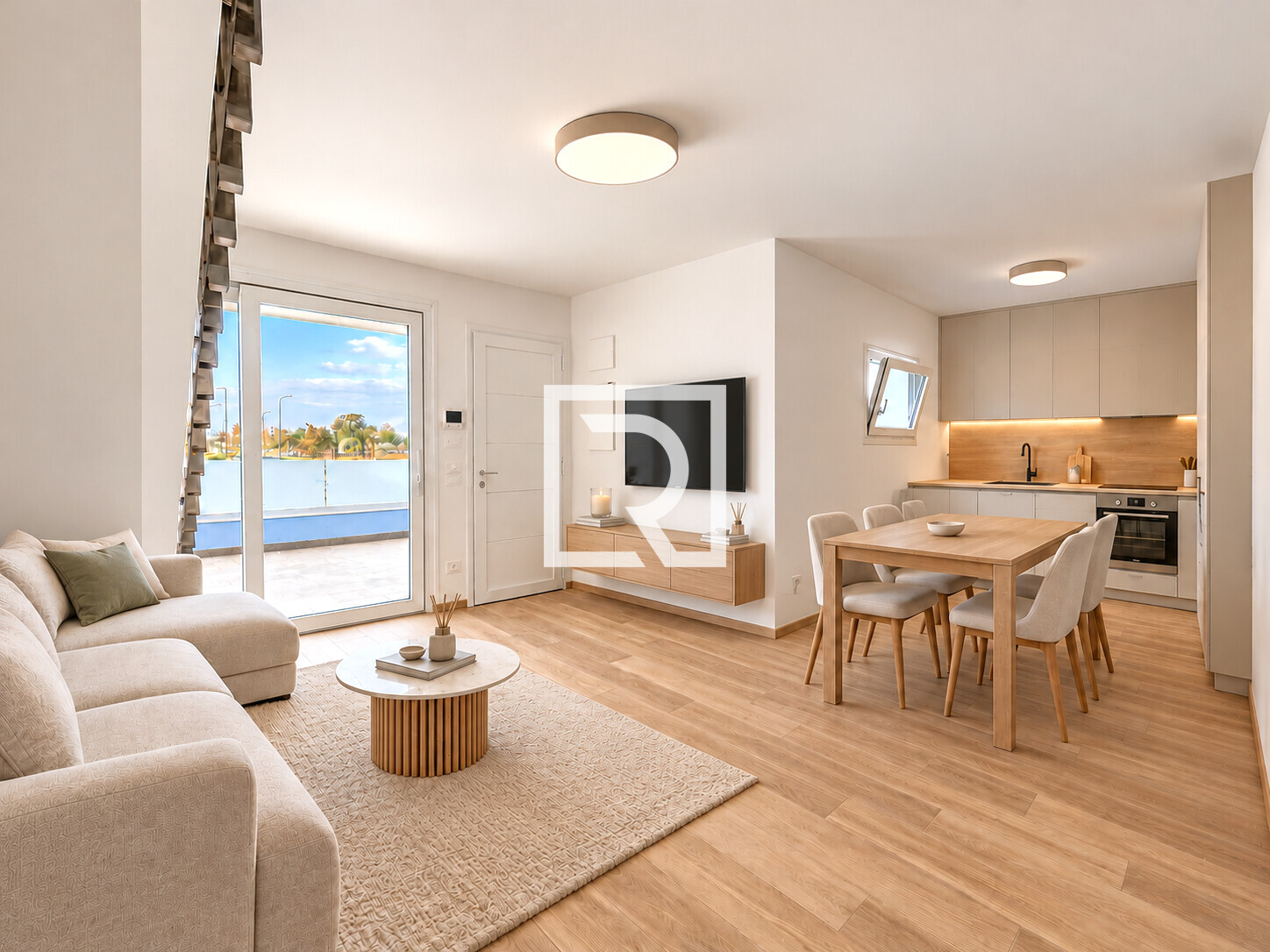 render zona giorno