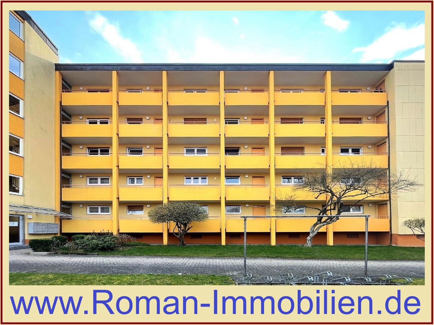 Außenansicht mit Rahmen