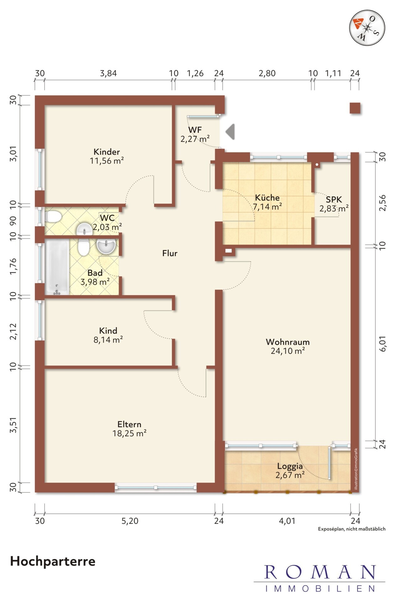 Leerer Grundriss für Ihre Planung