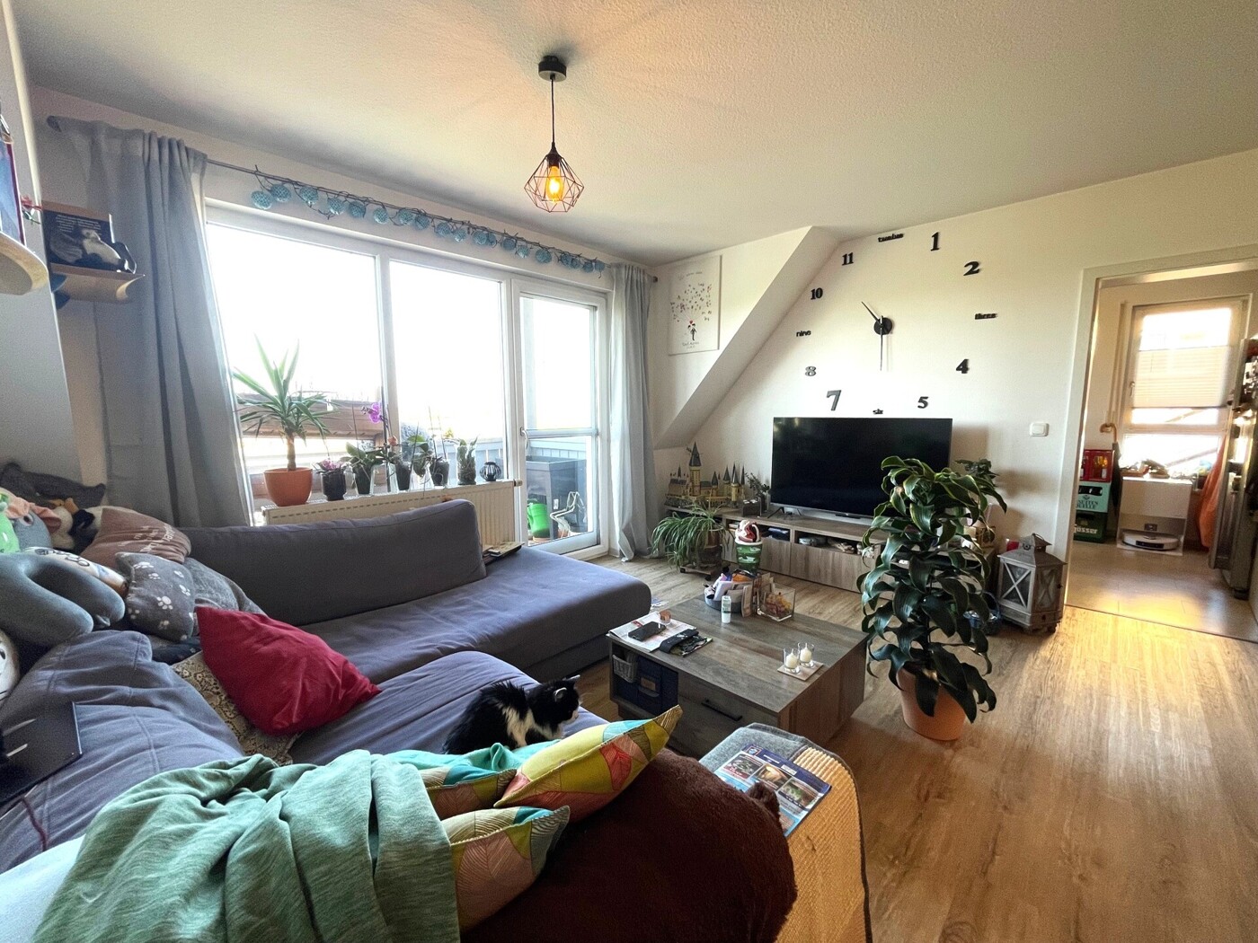 Polsterecke im Wohnzimmer