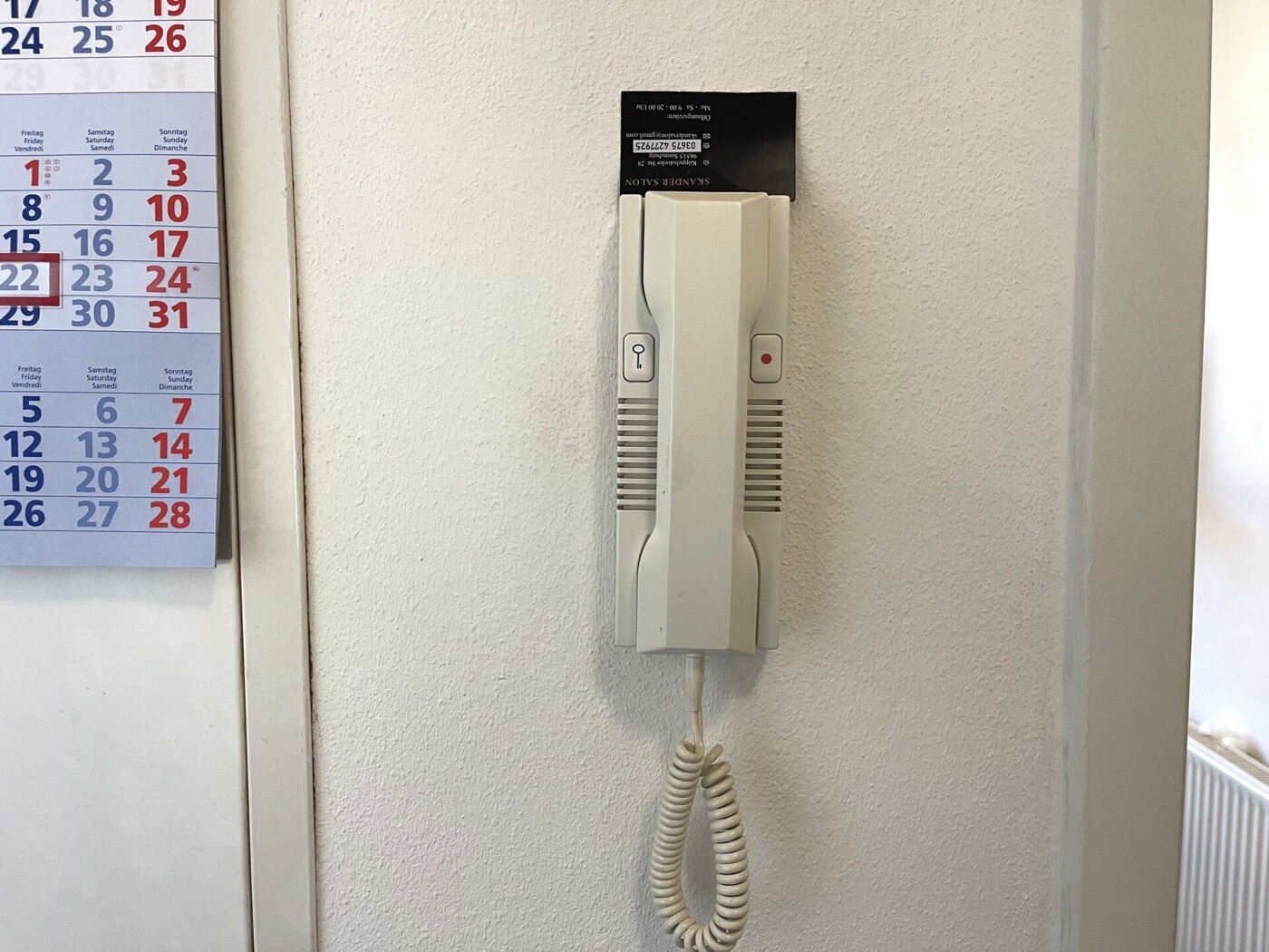 Türöffner mit Sprechanlage