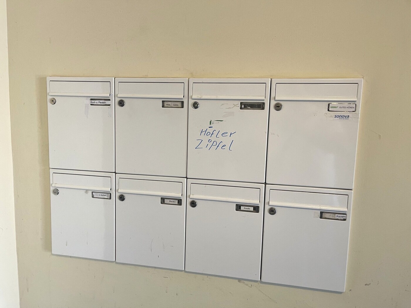 Briefkastenanlage