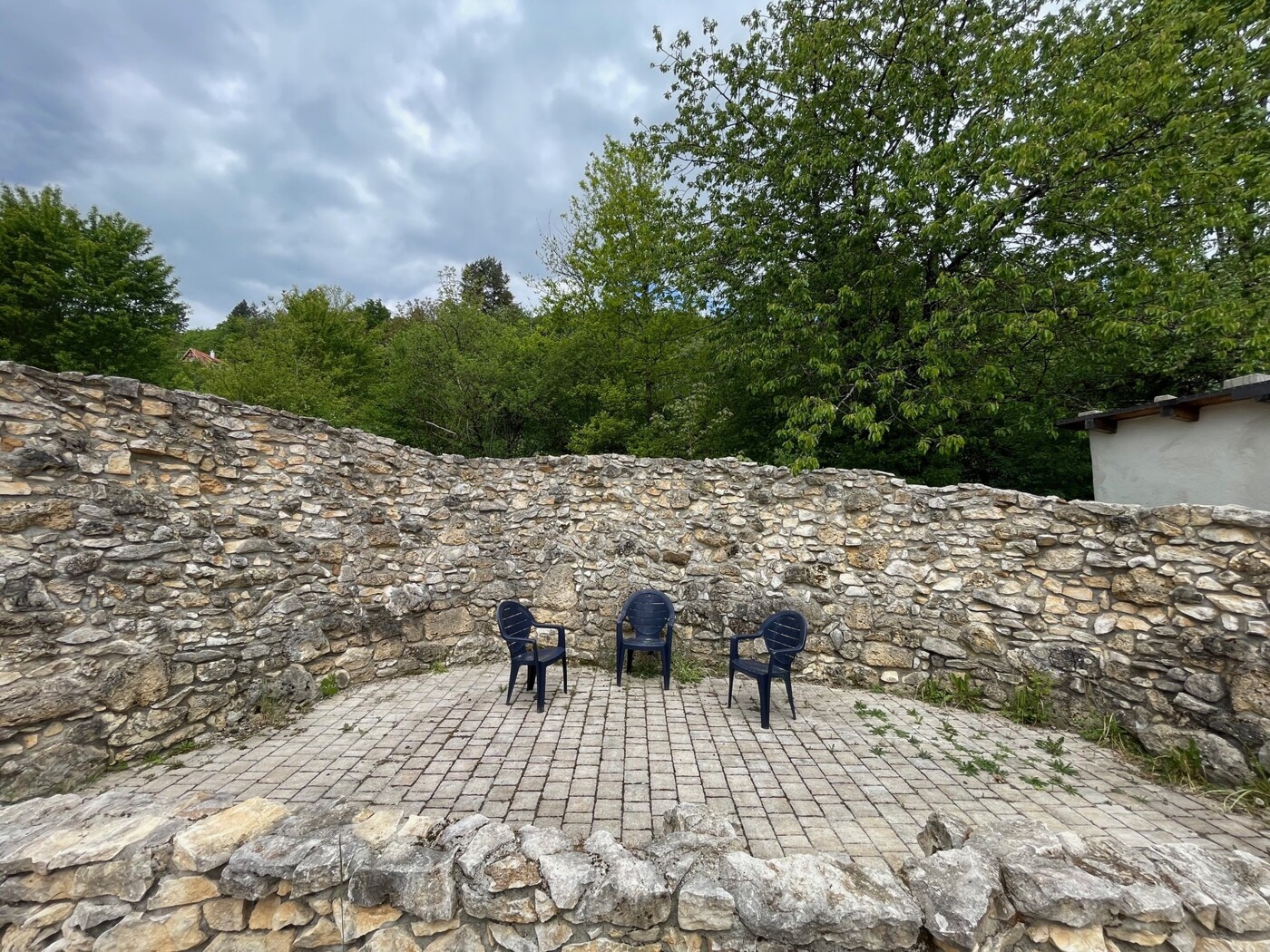 Sichtgeschützte Terrasse