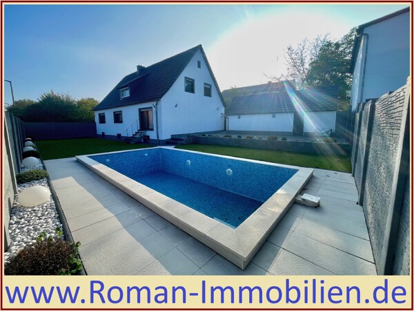Ansicht vom Pool