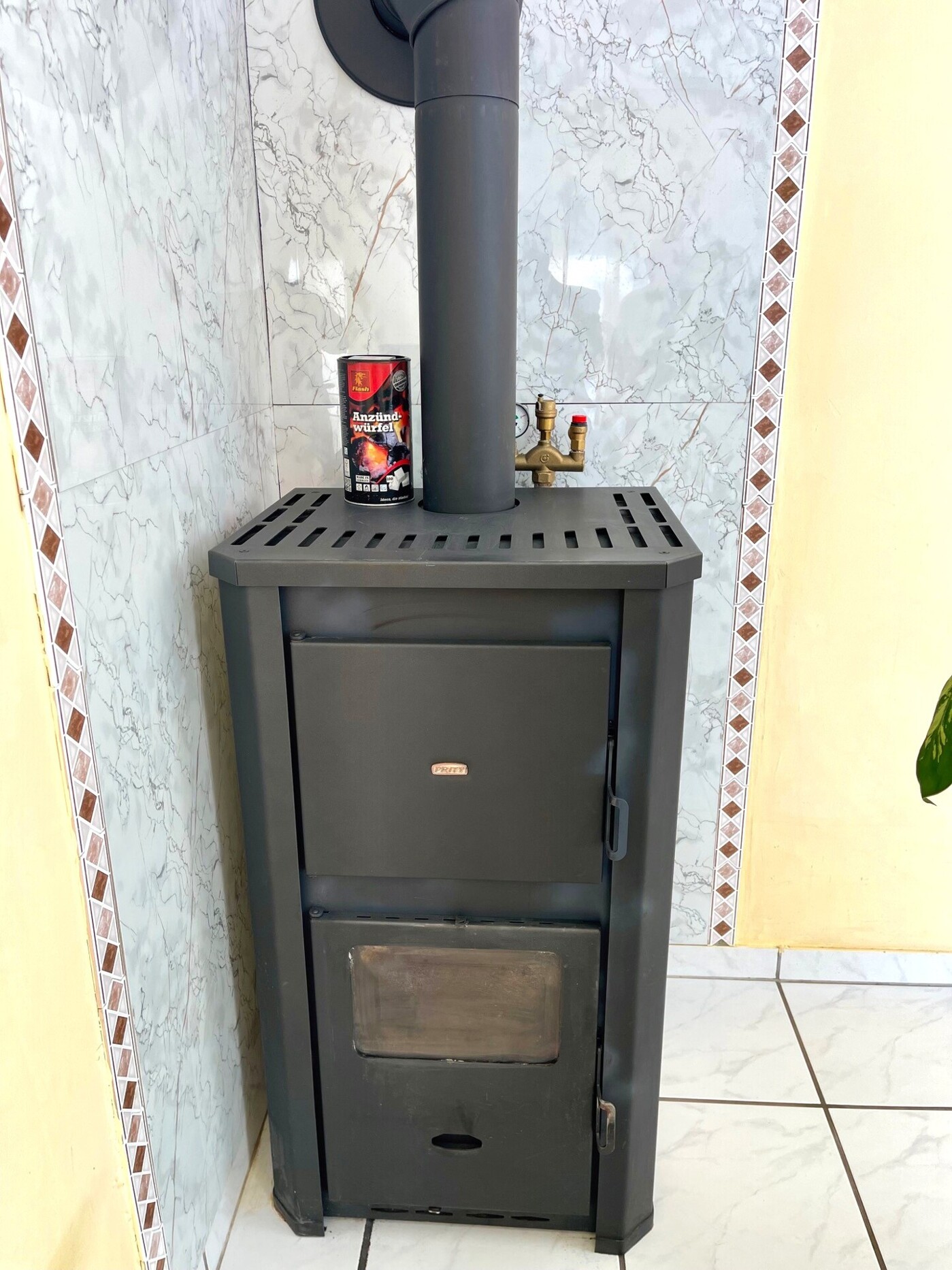 Wasserführender Kaminofen