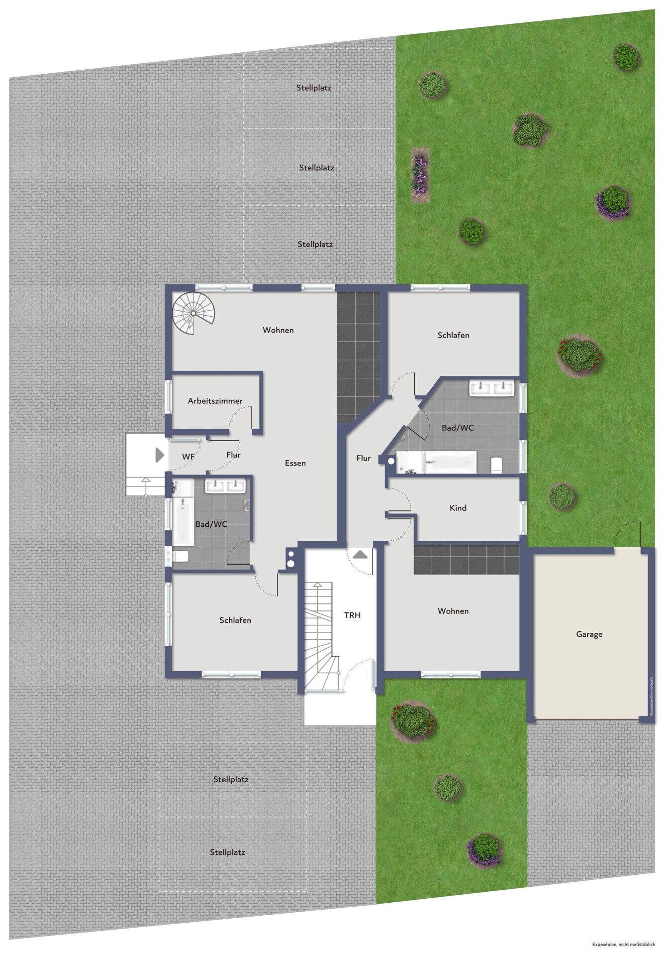 Grundrissvorschlag EG leer