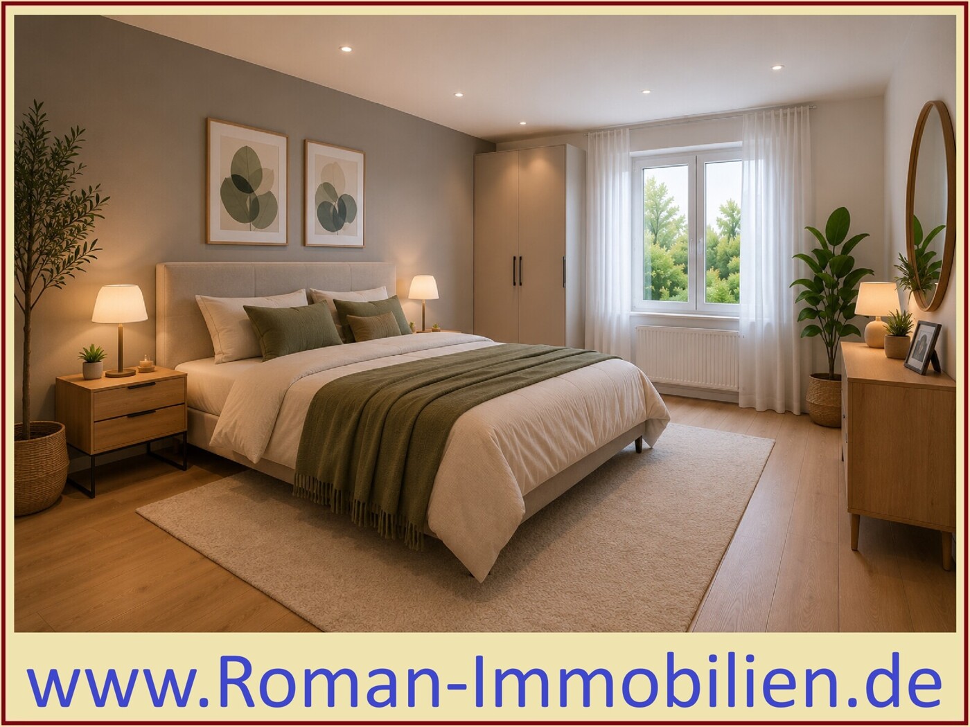 Schlafzimmer - generiert mit AI