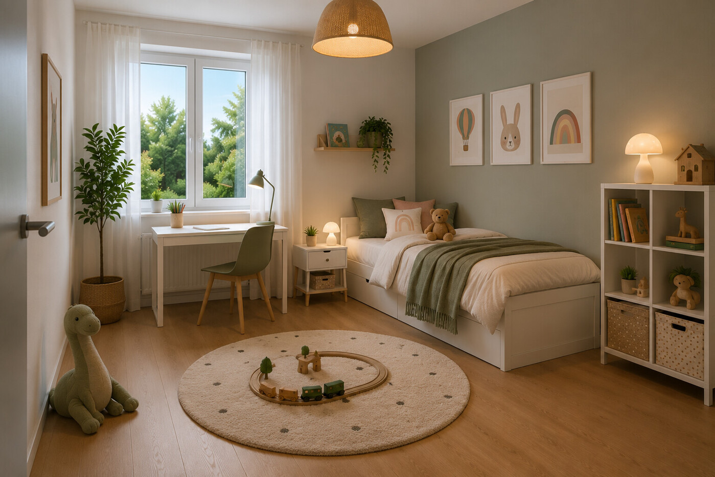 Kinderzimmer Musterfoto mit AI erstellt