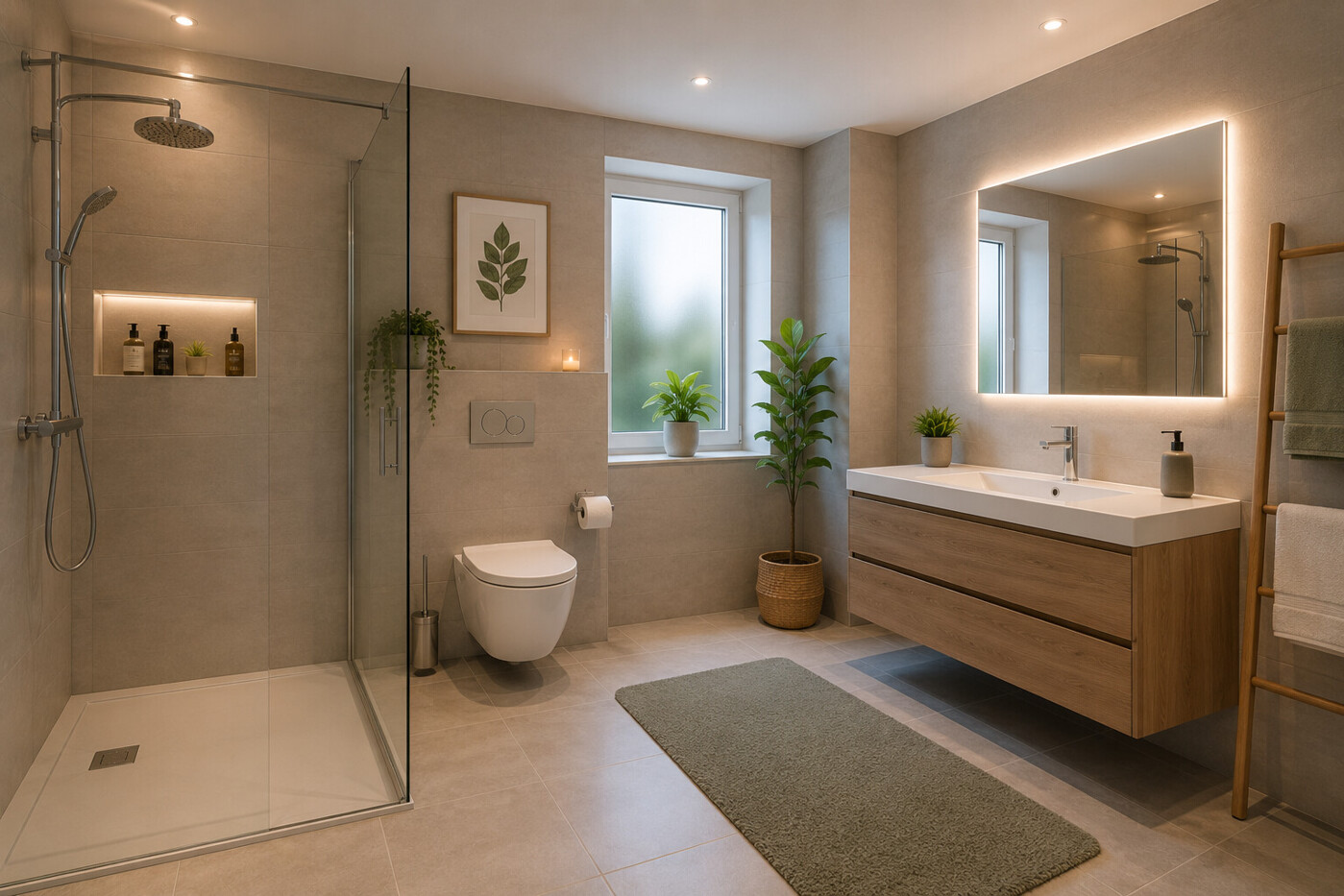 Badezimmer - Musterfoto mit AI erstellt