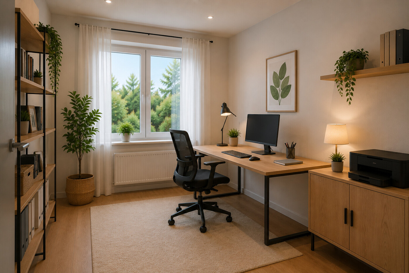 Arbeitszimmer - Musterfoto mit AI erstellt