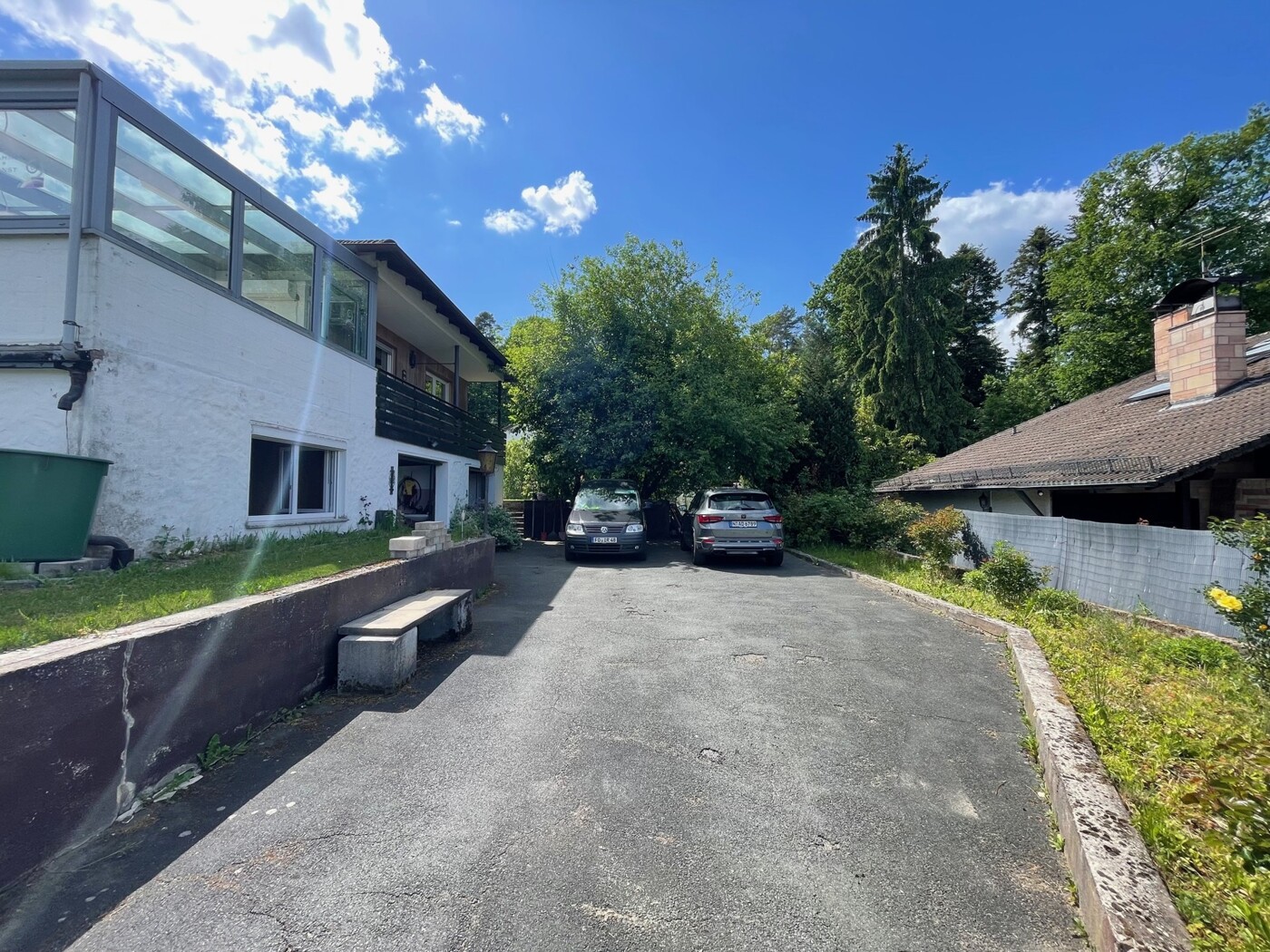 Zufahrt zur Garage