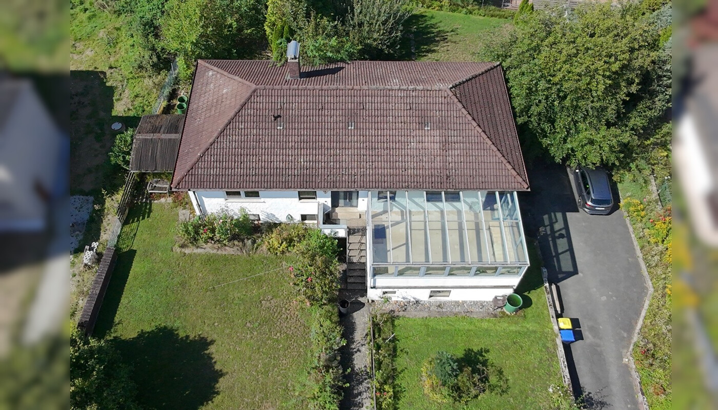 Luftbild - Vorderer Garten