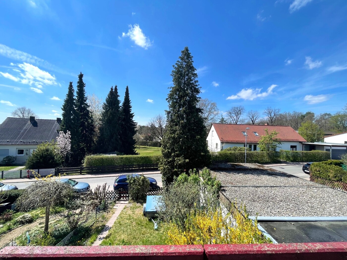 Aussicht vom Balkon