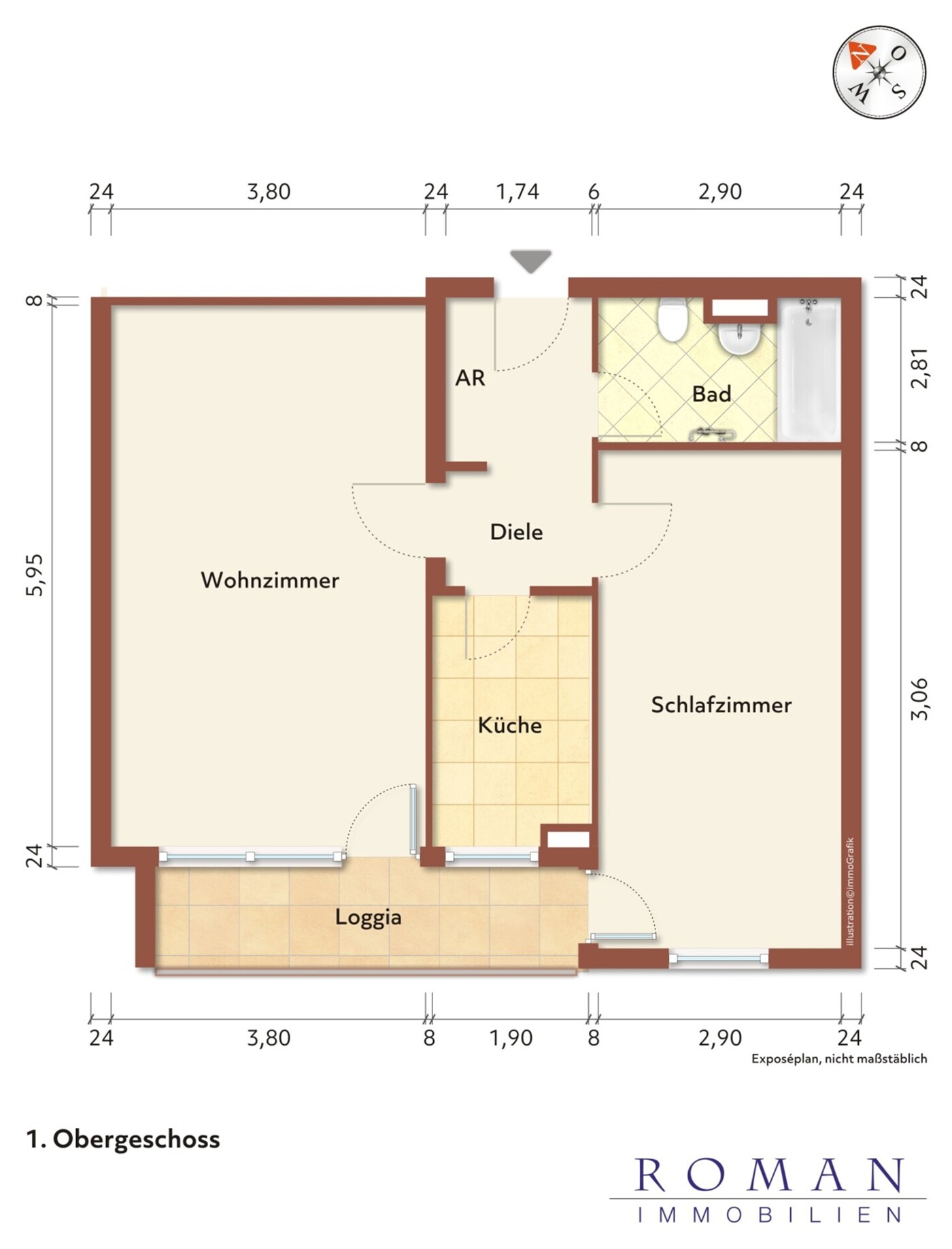 Leerer Grundriss für Ihre Planung