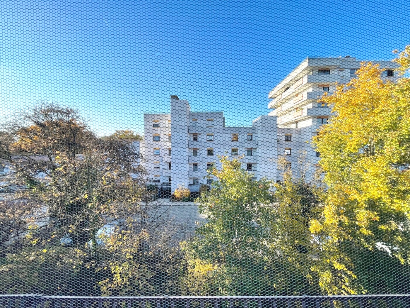 Aussicht auf dem Badezimmerfenster