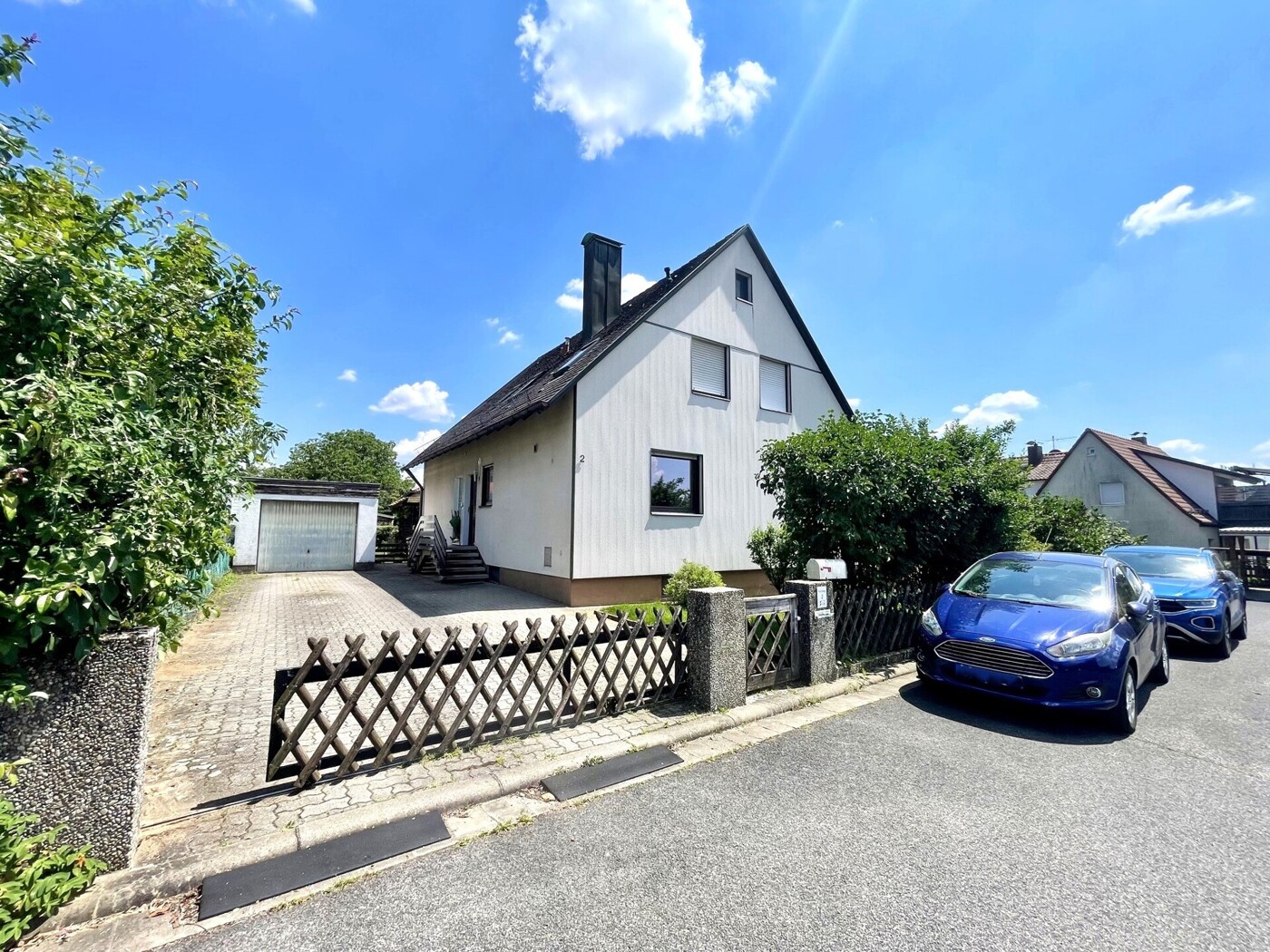 Ansicht von der Straße