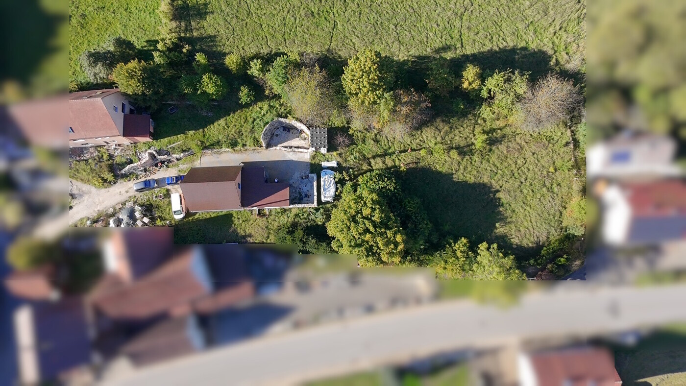 Luftbildaufnahme von Süden