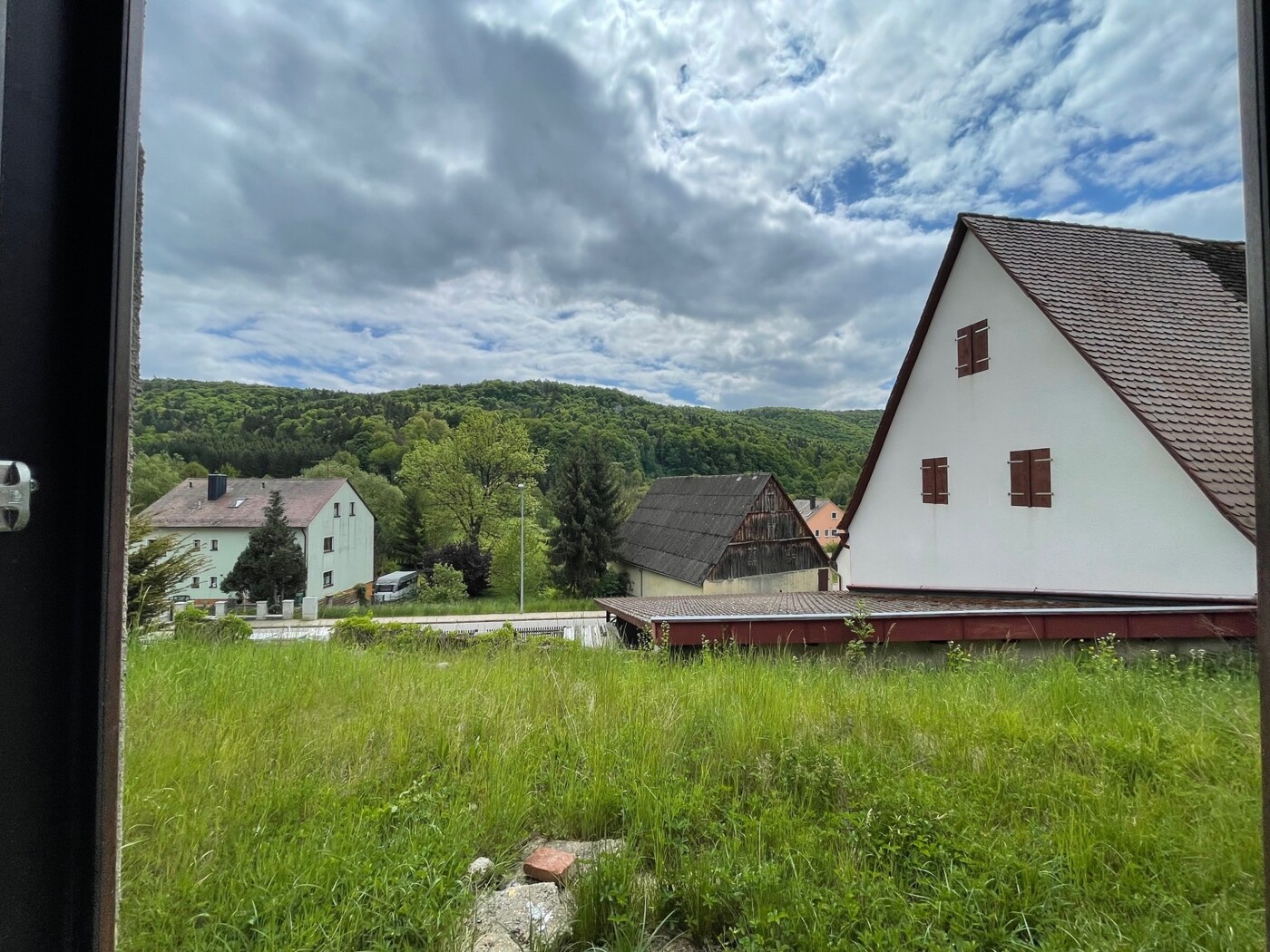 Blick in Richtung Straße