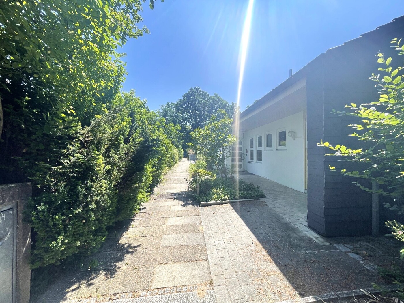 Weg zum Haus