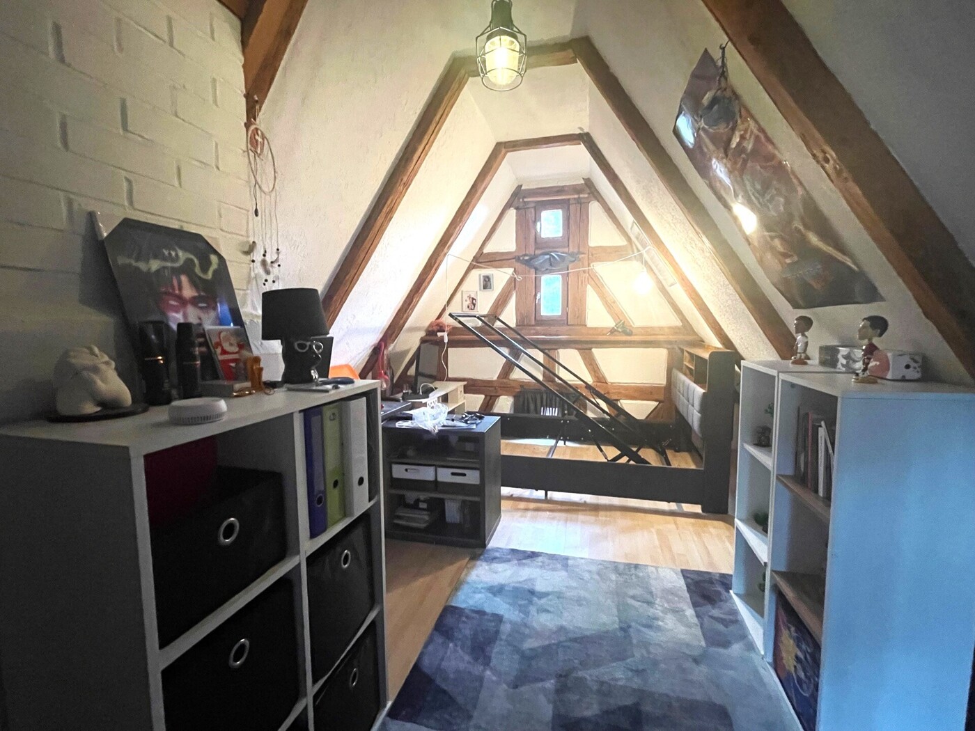 Schlafnische im Spitzboden