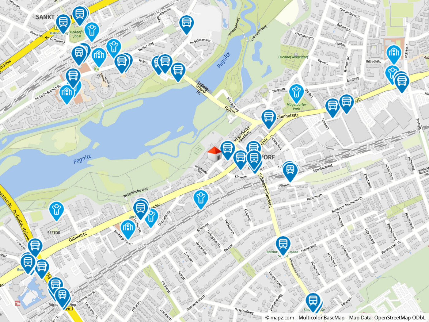 Geolyzer Kartenausschnitt