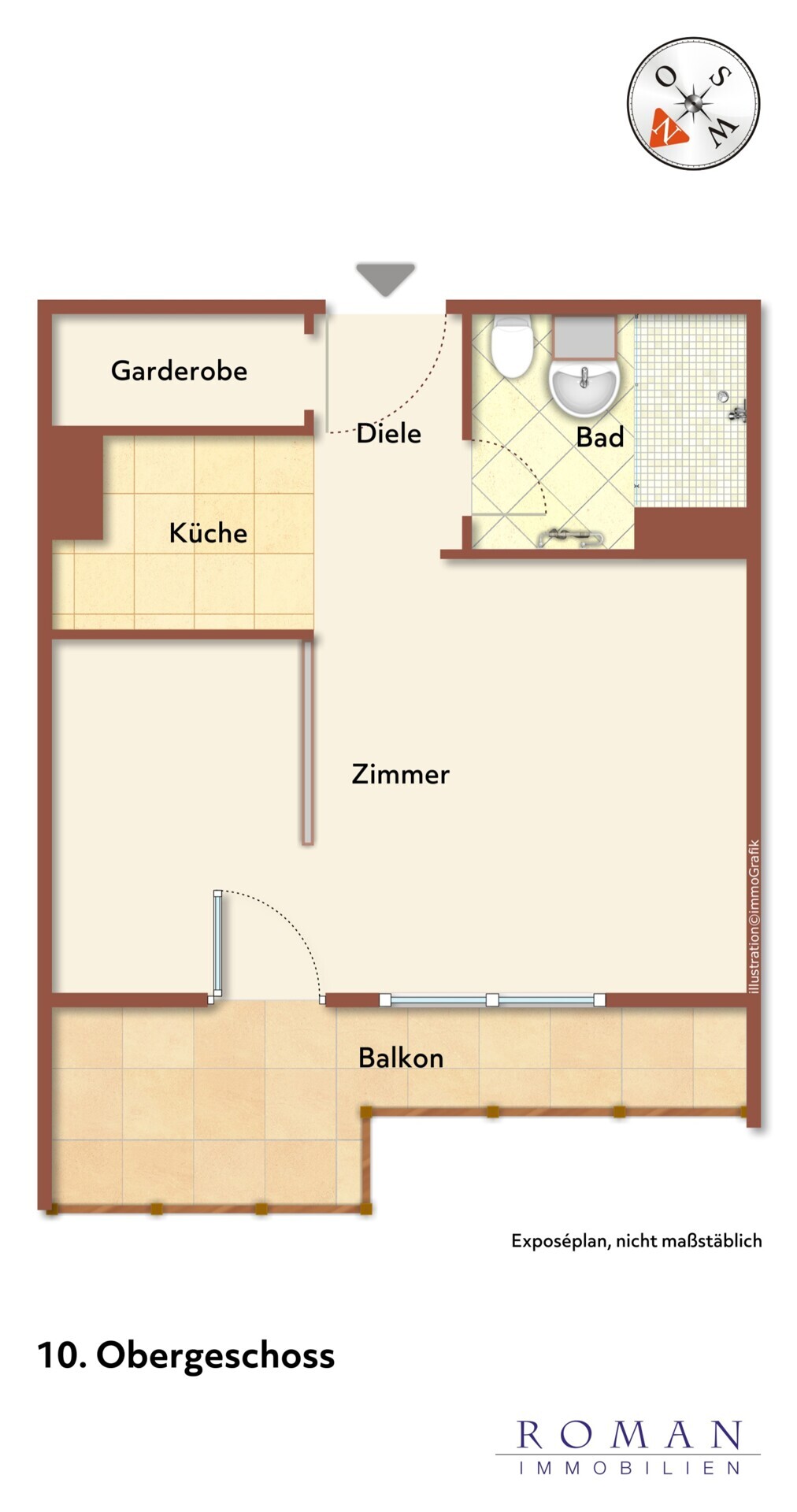 Leerer Grundriss für Ihre Planung