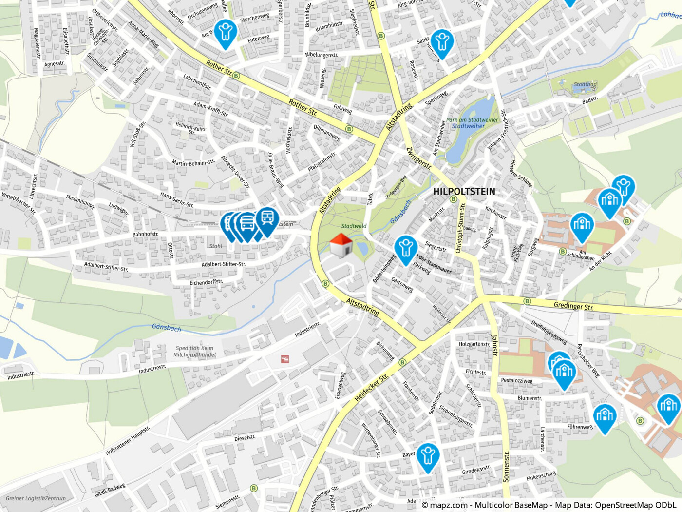 Geolyzer Kartenausschnitt