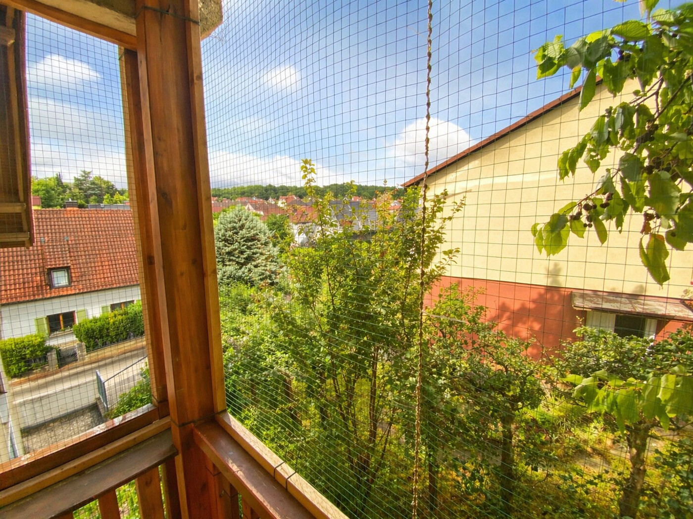 Blick vom Balkon