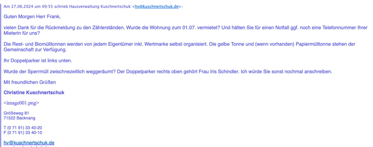L414 - E-Mail HV an FF bzgl. Zuordnung Stellplätze (27.06.2024)