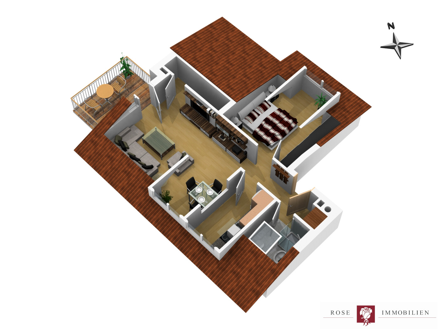 Grundriss (unverbindliche Illustration)
