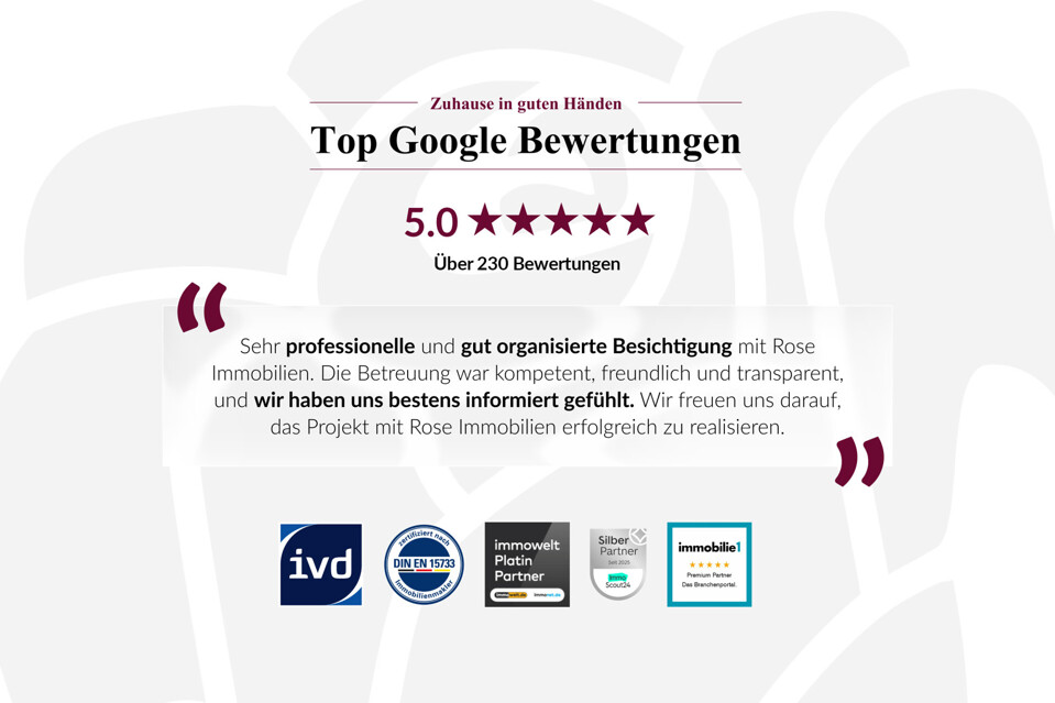 Rose Immobilien GmbH - google Bewertungen