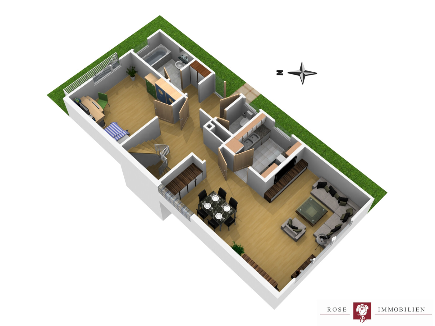 Grundriss EG (unverbindliche Illustration)