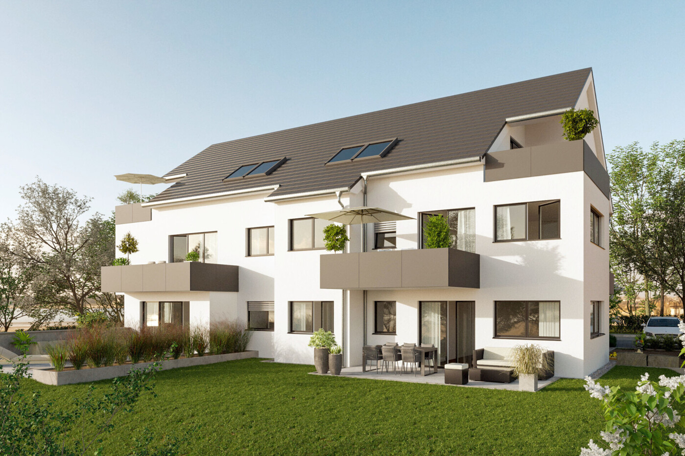 Visualisierung Gartenseite