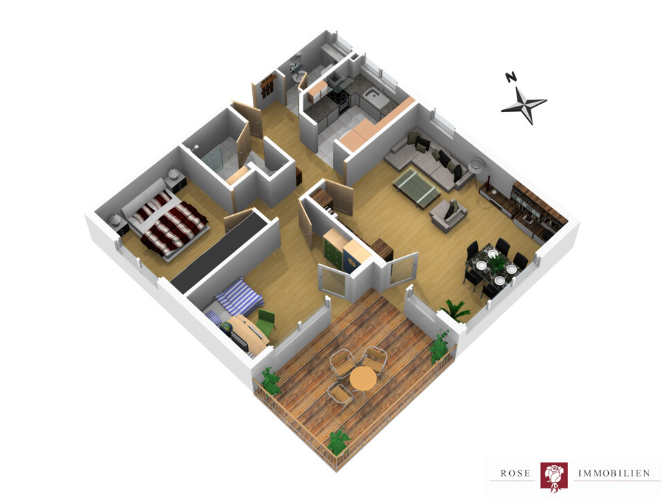 Grundriss (unverbindliche Illustration)