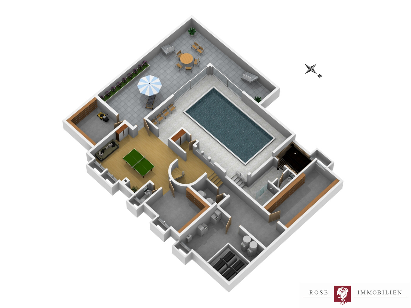 Grundriss UG (unverbindliche Illustration)