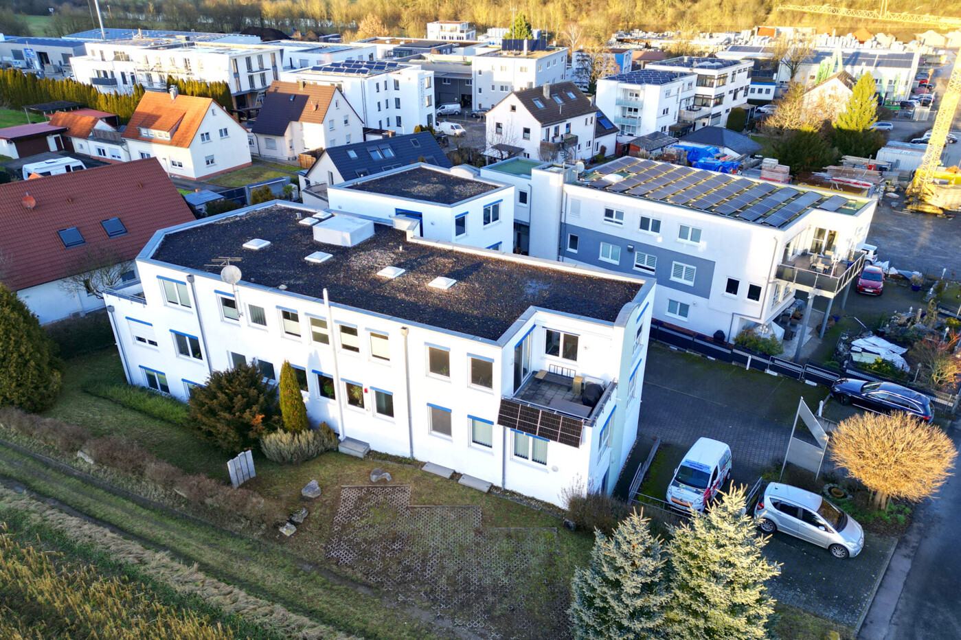 Drohnenansicht West
