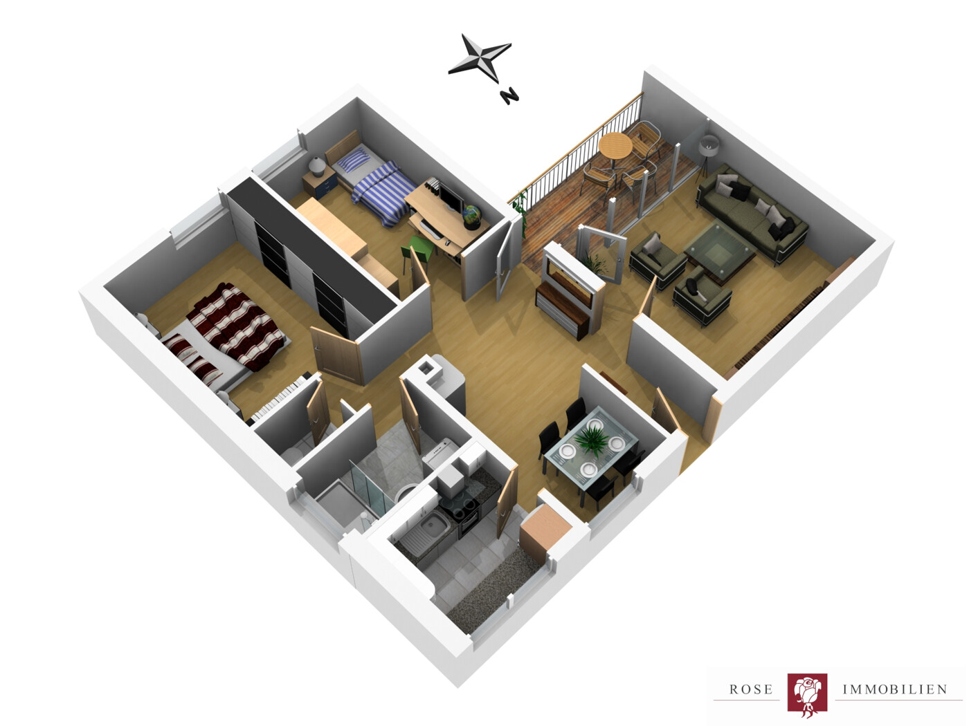 Grundriss (unverbindliche Illustration)
