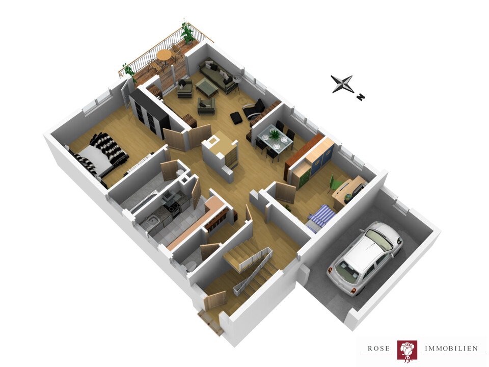 Grundriss EG (unverbindliche Illustration)