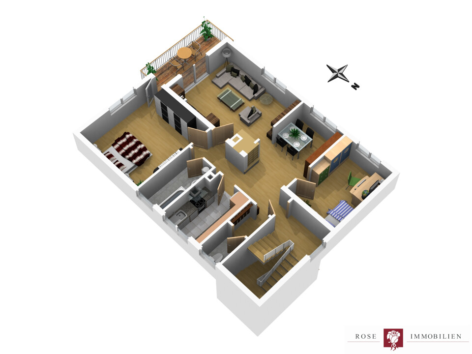 Grundriss OG (unverbindliche Illustration)