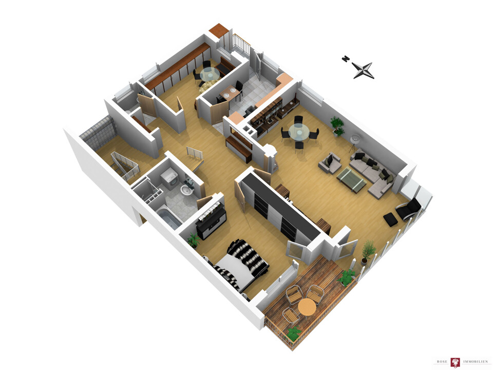 Grundriss OG (unverbindliche Illustration)