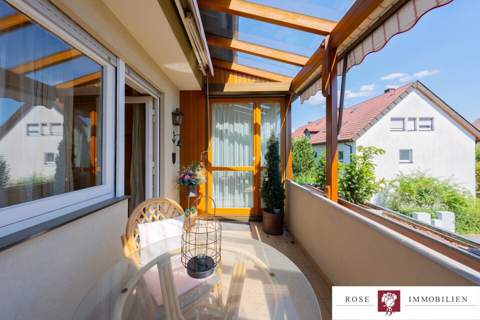 Balkon OG mit Wintergarten