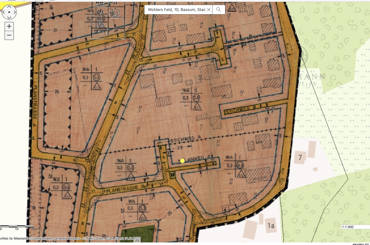 Auszug B-Plan
